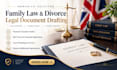 prepare your UK d81 form for financial consent orders