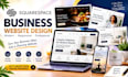 design a professional squarespace business website