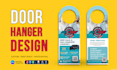 design a professional door hanger for your business