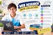do web research, data collection and list of emails
