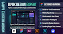 design modern saas web app UI UX and dashboard interface