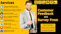 develop custom feedback survey form