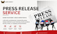 write SEO press release with PR writing press distribution and PR campaign
