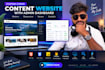 build a dynamic website with custom admin dashboard