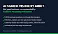 audit your website visibility in chatgpt, perplexity and ai search engines
