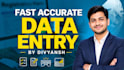 fast accurate data entry and excel analysis