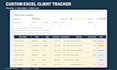 customize an excel client inquiry and follow up tracker