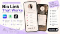 create a professional custom bio link, linktree