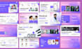 do presentation redesign, improve medical pitch deck redesign startup pitch deck