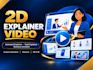2d animation video animated explainer 2d saas explainer video cartoon animation