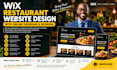 design wix restaurant website with online ordering and booking