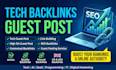 publish a technology guest post with tech backlinks
