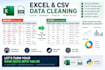 clean and analyze your excel or CSV data