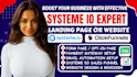 create systeme io landing page systeme io website expert systeme io sales funnel