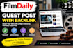 dofollow guest post on filmdaily