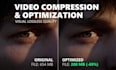 compress video files with no visual loss guaranteed