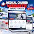 design a professional duda website and responsive jimdo medical courier website