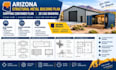 design arizona structural metal building plan, shipping container plan, 2d cad