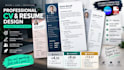 design a professional CV or resume