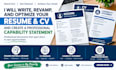 write and rewrite, revamp ats resume, CV, cover letter in 24hrs