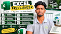do data entry, data cleaning, data analysist, excel problem
