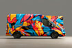 car wrap vehicle wrap truck wrap racing car wrap