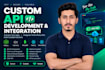 develop custom rest API and integrate third party apis