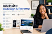redesign, update, edit, revamp squarespace, wix, wordpress website
