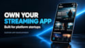 develop your iptv app, ott app, smart tv app and android tv app