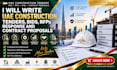 write uae construction tenders bids rfps response and contract proposals