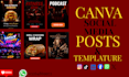 design pro social media posts and canva templates