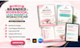 design interactive workbook, lead magnet, PDF guide