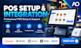 setup toast pos clover pos square pos sumup pos  epos setup