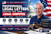 draft a US unpaid invoice and payment demand letter