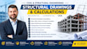 do civil and structural engineering plans for structural load calculation