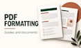 format word and PDF documents guides checklists and menus