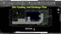 draw site plan, site grading plan, drainage plan, erosion plan, civil3d, utility