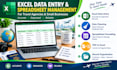 do excel data entry and spreadsheet management