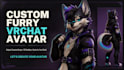 create interactive vrchat avatar vrc furry avatar vr chat model 3d vrc character