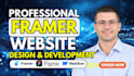 do responsive framer website, framer landing page and custom framer web design