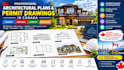 provide architectural plan permit drawing in quebec ontario alberta manitoba