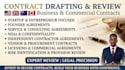 draft, review and revise professional business contracts