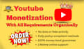 complete youtube monetization requirements organically