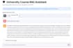 build an ai course assistant from university PDF materials