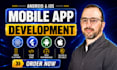 build mobile app development ios android flutter app fintech app ai developer