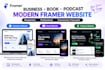 create a business, book website, podcast website for you
