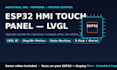build an esp32 hmi touch panel with lvgl for your machine