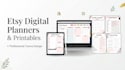 design etsy digital planners and printables in canva