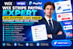 do wix stripe paypal expert wix shoppping cart error payment failed bug fixing
