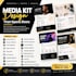 design a clickable canva media kit , press kit, epk or one sheet